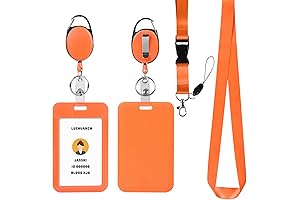 Orange Lanyards for ID Badges