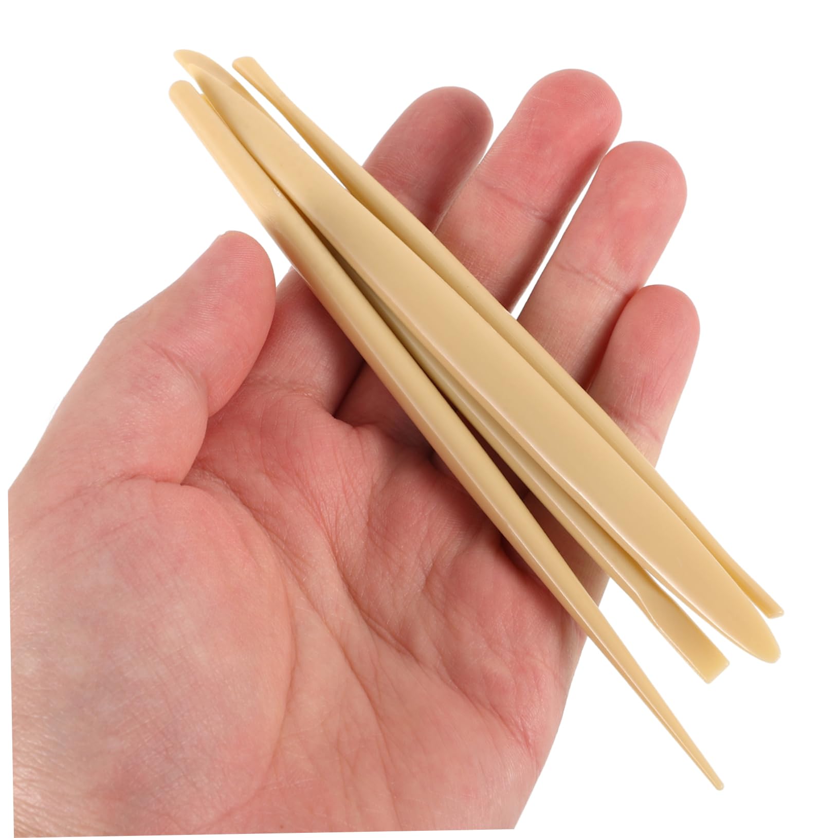 HOMSFOU 3 Sets Beginner Pottery Tool Kit Clay Sculpture Carving Set Smooth Handle for Comfortable to Hold