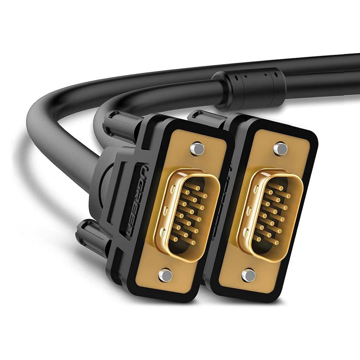 UGREEN VGA Male to Male Cable 1.5m (4.9ft) - Quality Video Transmission - Black VGA Monitor Cable for PC, Projector, HDTV, and More - Durable VGA Cable for Crisp and Reliable Display Connectivity (B00B2HP8KC) Amazon Price History, Amazon Price Tracker