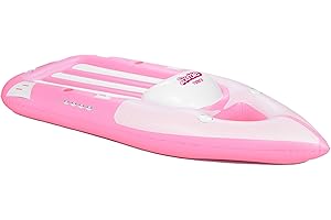Barbie The Movie & FUNBOY Speed Boat Inflatable Pool Float