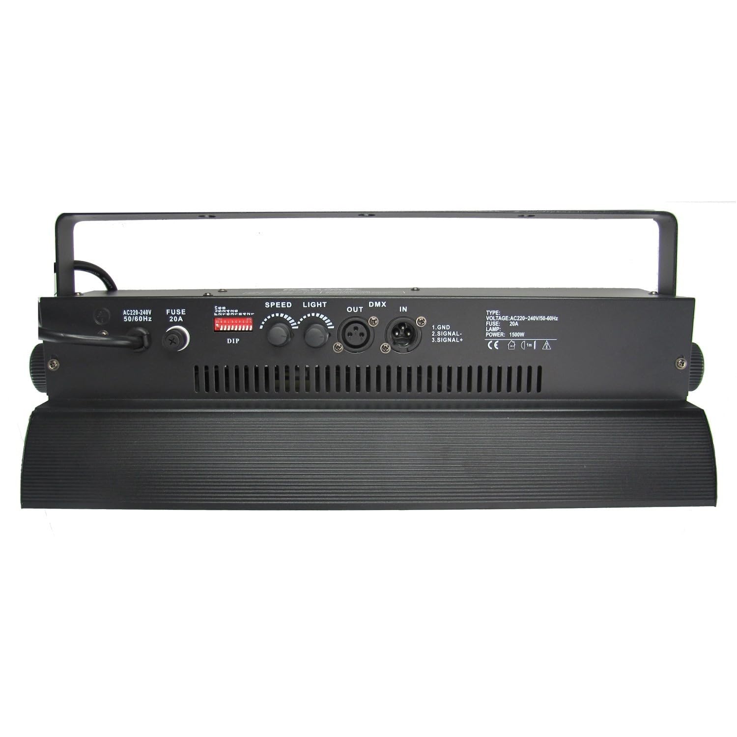 Bmi Jeu de lumière stroboscopique DMX KARMA STROBE1500DMX - 1 à 20 flashs/sec, Soirée, DJ, événement
