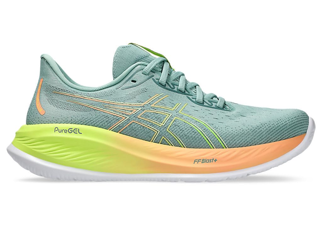 ASICS Mens Gel-Cumulus 26 Light Celadon/Safety Yellow Running Shoes - 7 UK (1011B947.750) (B0D8S53WBN) Amazon Price History, Amazon Price Tracker