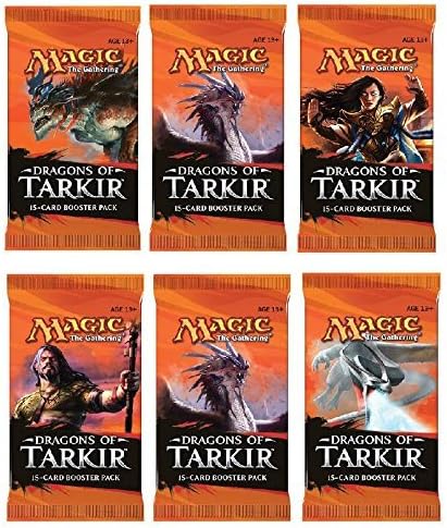 Magic The Gathering Dragons of Tarkir Booster Pack Bundle (Includes 6 Booster Packs)