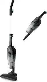Aspirador pó vertical com fio portátil de mão 2 em 1 1100W cabo 5m capacidade 1,2L filtro HEPA Electrolux STK12 preto 127v