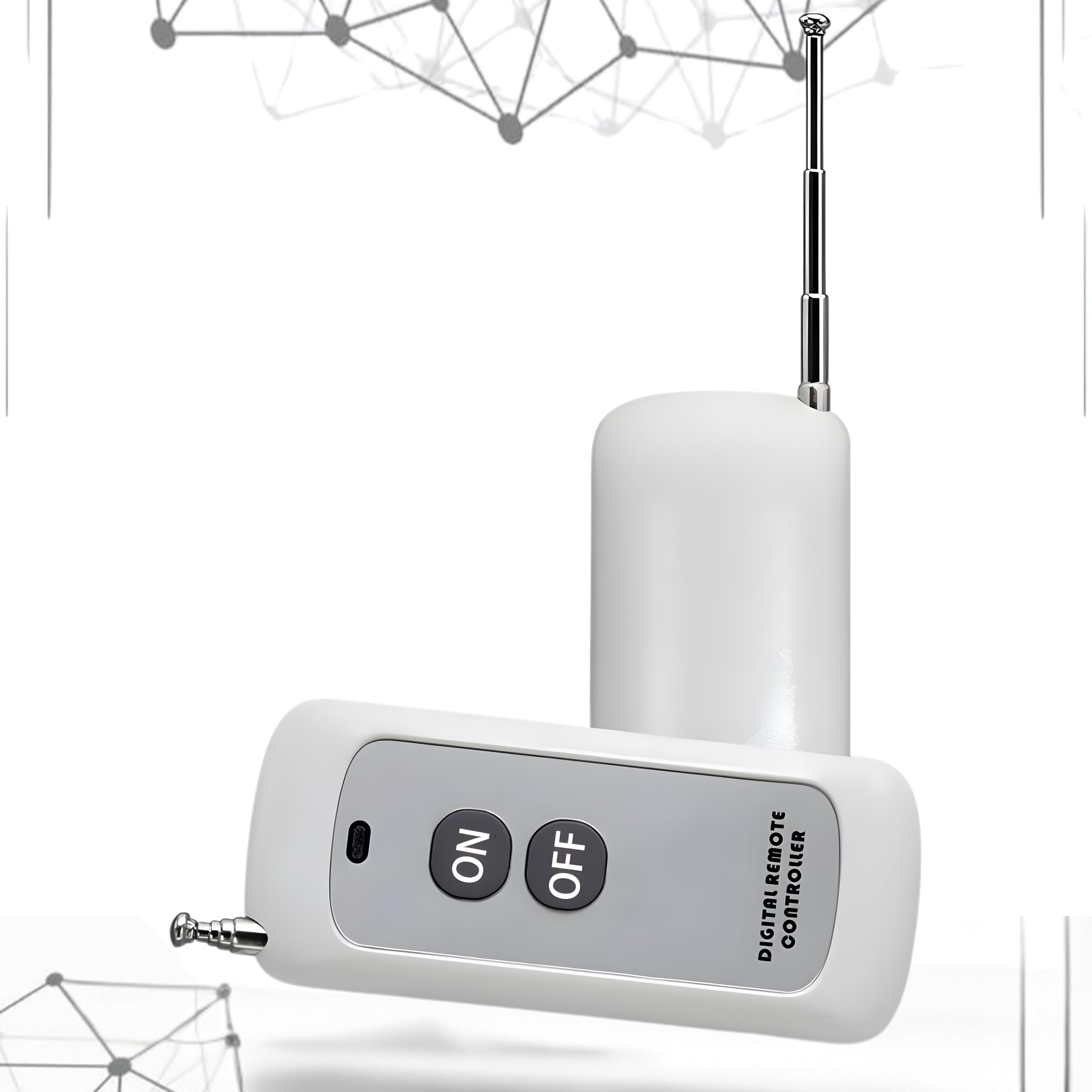 Roboway 433MHz RF Wireless Switch | 1 Channel AC 85–220V Receiver with EV1527 2-Button Remote | Long Range Wireless Light & Fan Control Relay Module | Home Automation Kit (1 Remote and 1 Receiver) — Amazon image 6