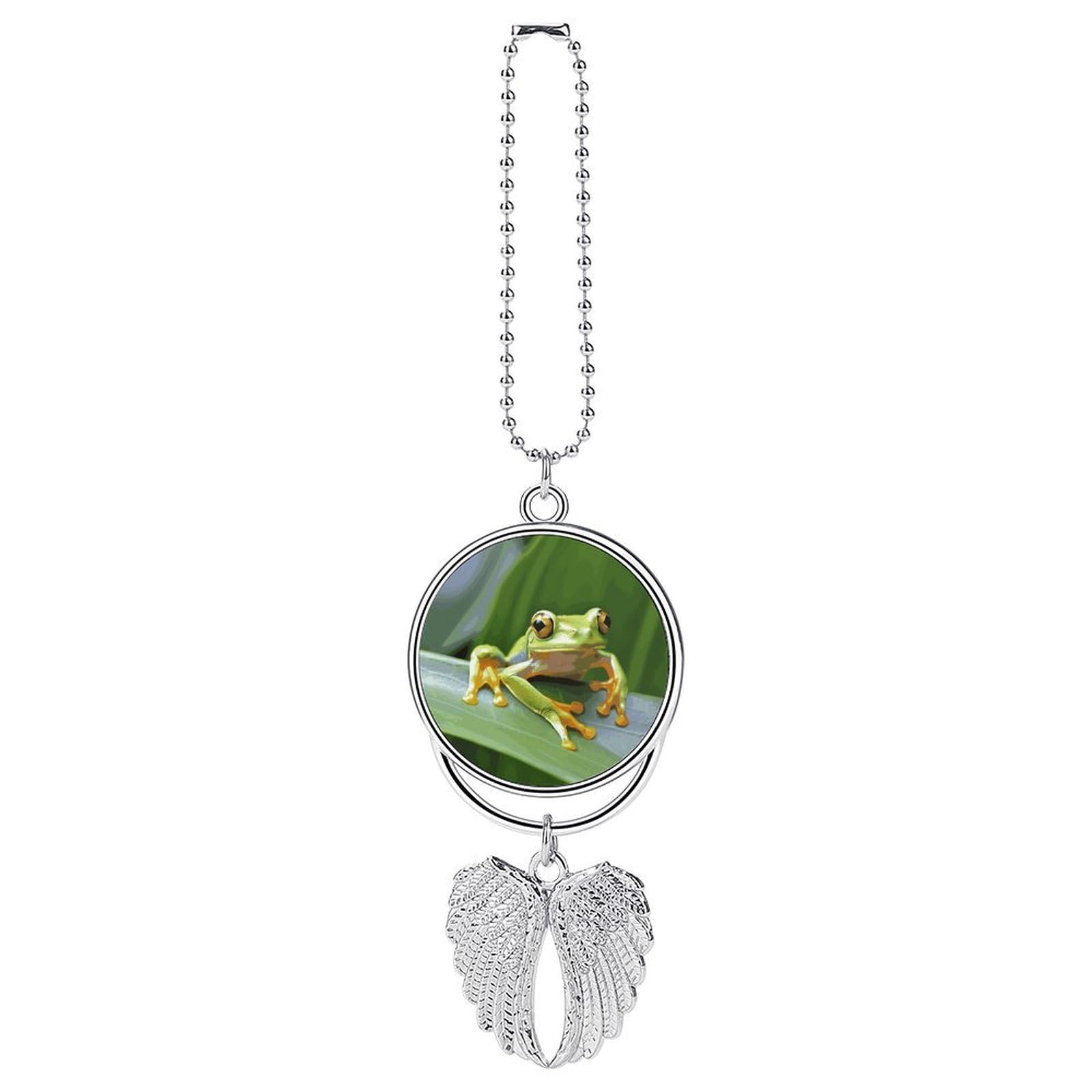Grenouille suspendue pour rétroviseur, la touche zen en voiture