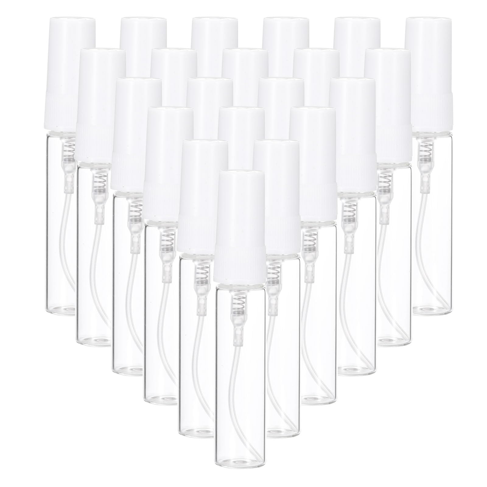 PATIKIL 5ml Glass Mini Perfume Sample Bottles, 36 Pcs Fine Mist Refillable Empty Mini Spray Bottle Fragrance Sample Bottles Sprayer for Perfume Travel