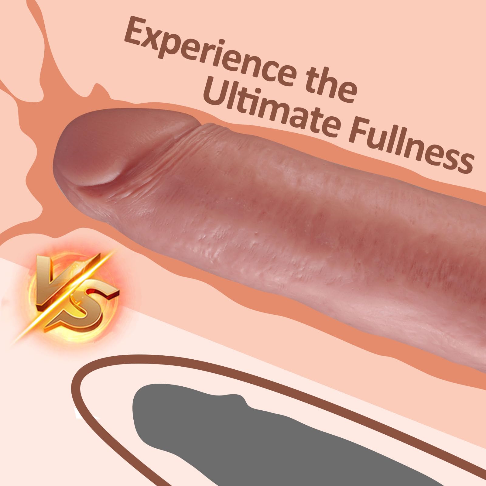 Realistico gigante 31,5 cm di lunghezza, XXXL 7,3 cm di diametro, grande silicone anale con una potente ventosa, sex toy per adulti, adatto per Donne romane