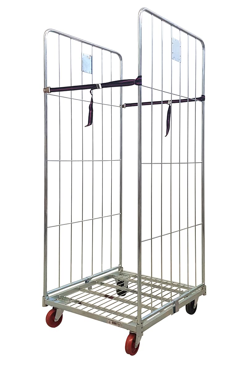 ARTROLL01 Roll Container Elettrozincato, Argento