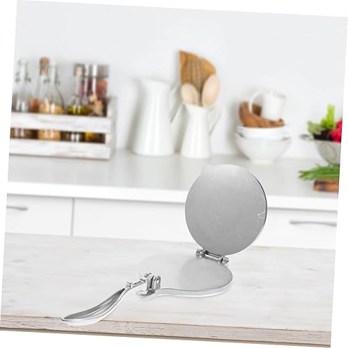 Miniatura 5 de BESPORTBLE Prensa de masa Prensa de tortilla Máquina de prensa de pastel Harina Sandwich Pan de hierro fundido Tortilla Pan Plancha Accesorios para