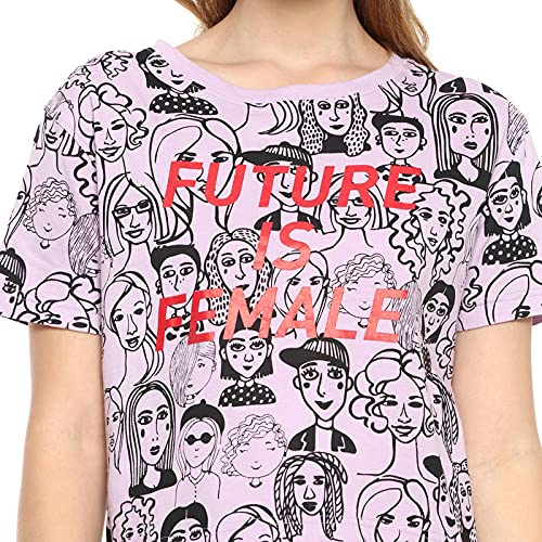 Image of PINACOLADA Women Stylish Printed Full Sleeve Casual Tops