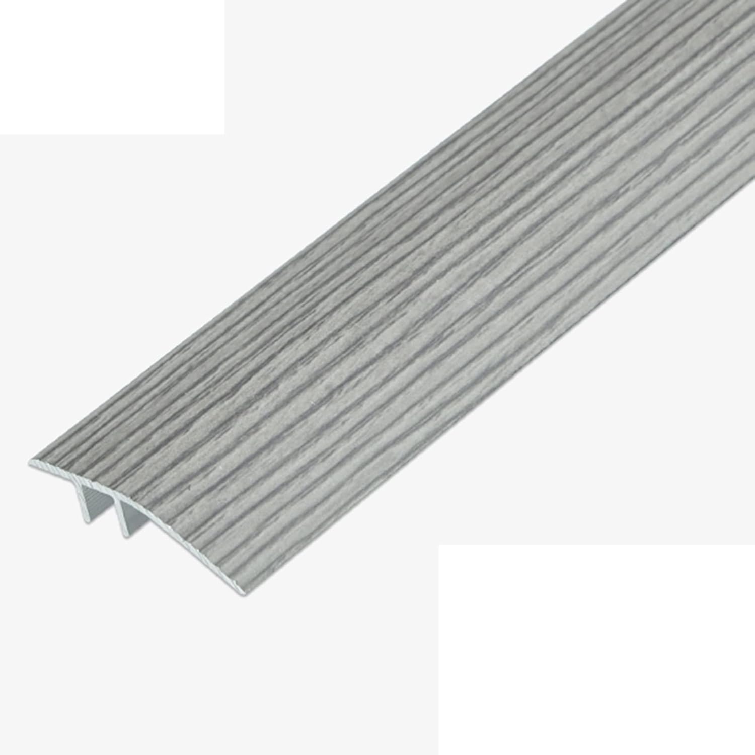 BABYCE Floor Transition Strip Floor Divider Strip, Laminate Wood Texture Transition Strip Tile,Aluminum Door Threshold Cover,Carpet Door Flooring (Color : Style4, Size : 90cm/35)