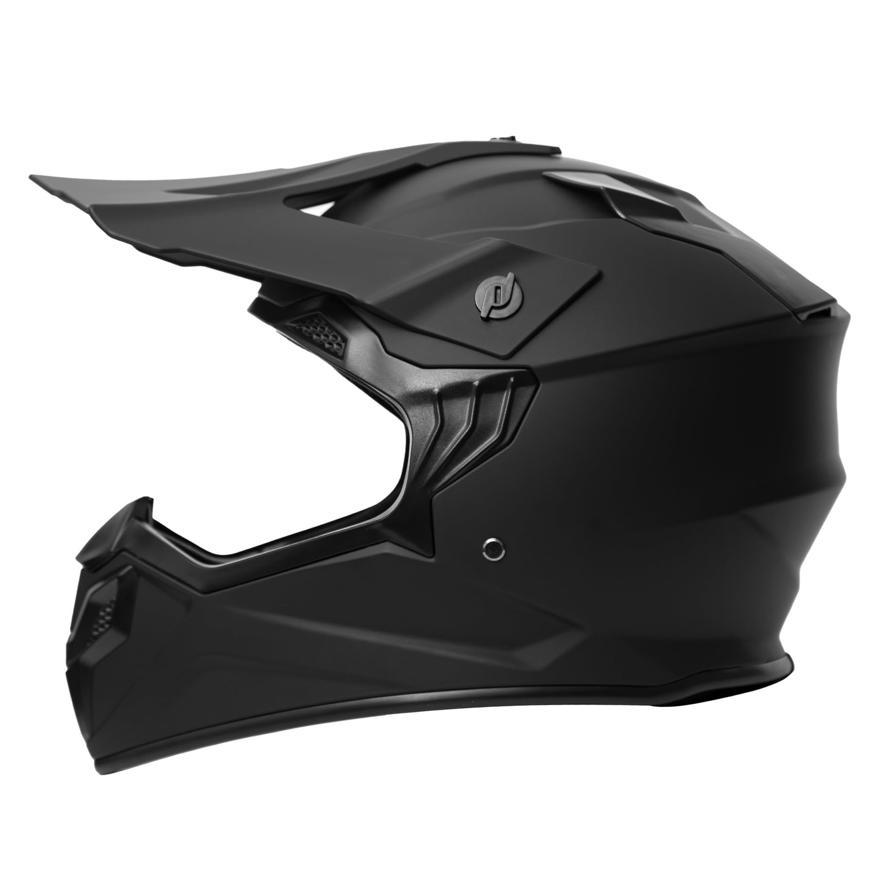 Motocross Helm Damen Herren, ECE 22.06 Zertifizierung Motorradhelm, Jugend Motorrad Downhill Full Face ATV Helm, Cycling Helmet with Visor, MTB Cross Helm Mit Belüftung Entlüftung(Black,XL)