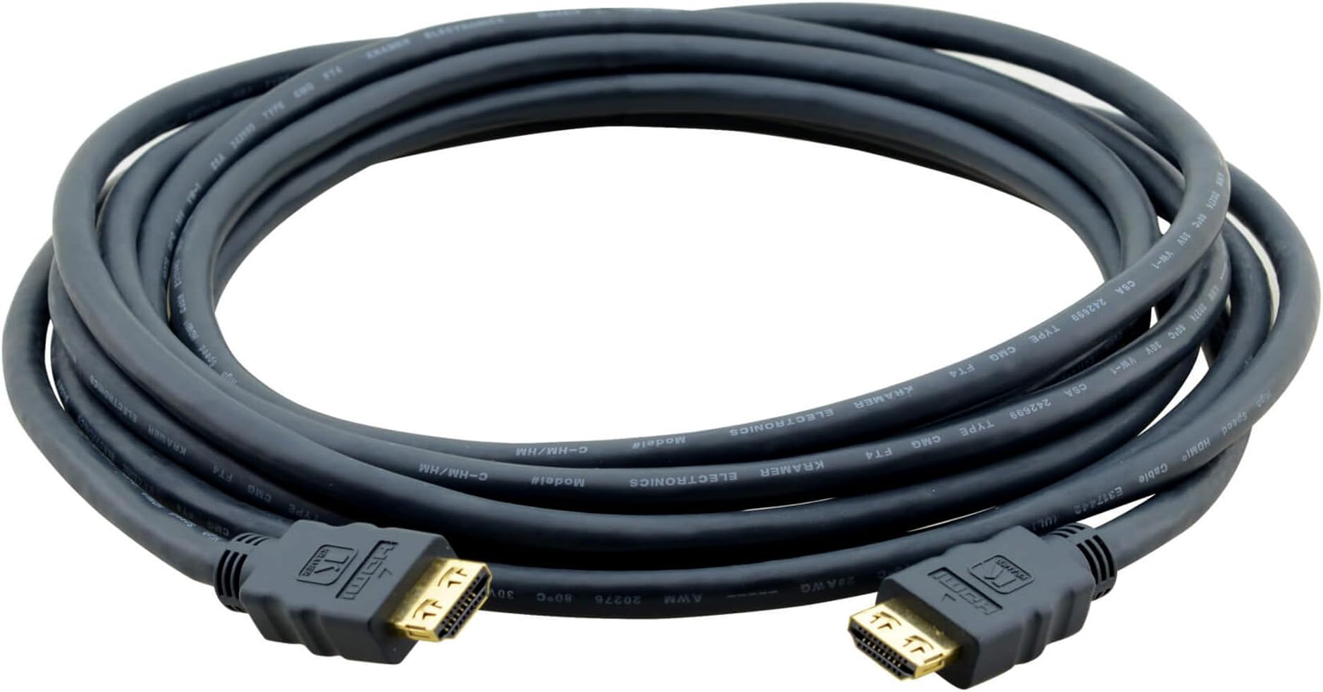 Kramer Premium High-Speed HDMI Cable – HDMI to HDMI, 4K@60Hz, 6 ft (C-HM/HM-6)