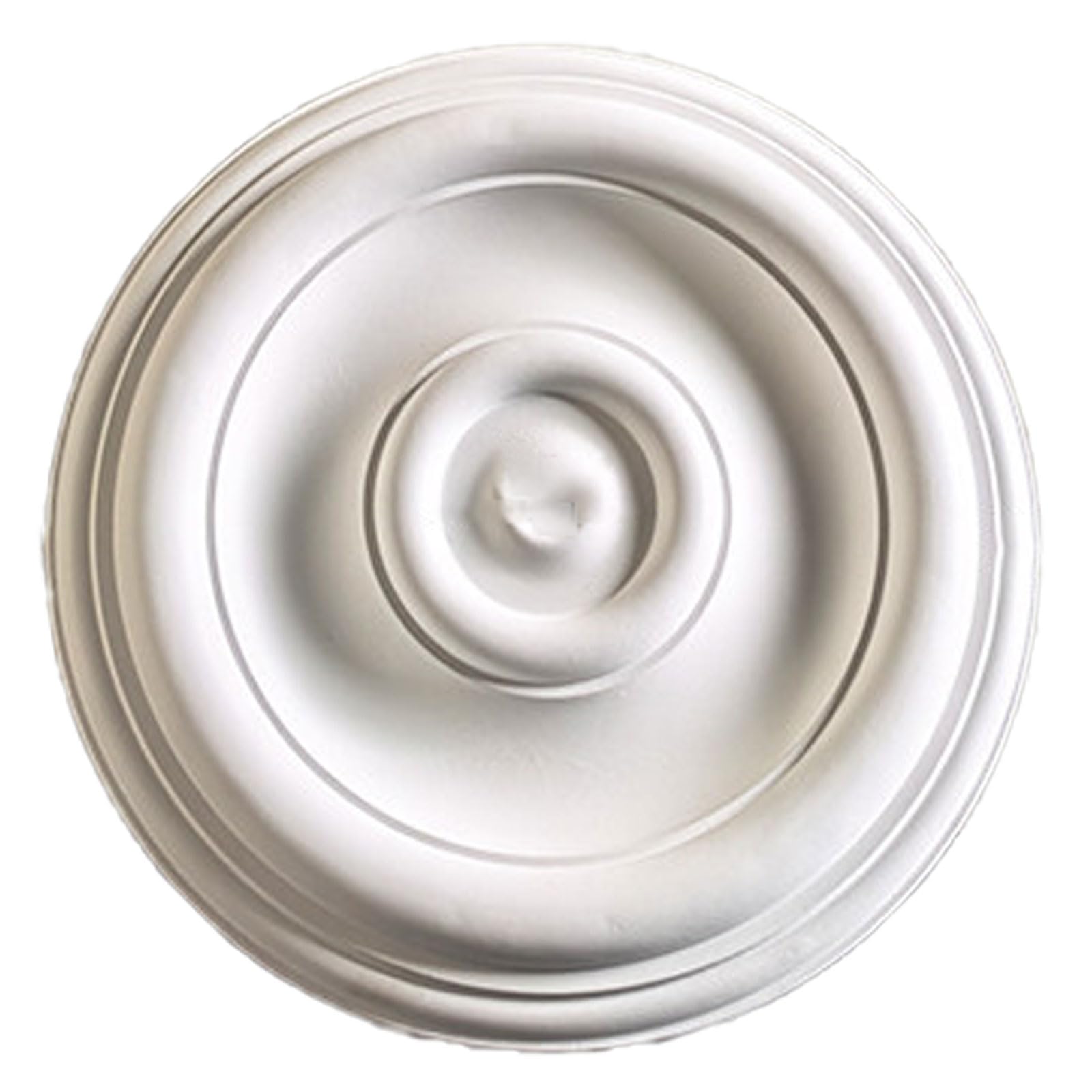 Decorative White PU Chandelier Ceiling Medallion 27-66cm(White G,30cm)