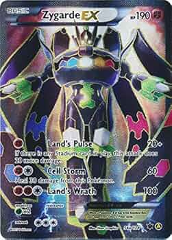 Pokémon Zygarde EX 54a/124 - Carta Colecionável - 1 Unidade