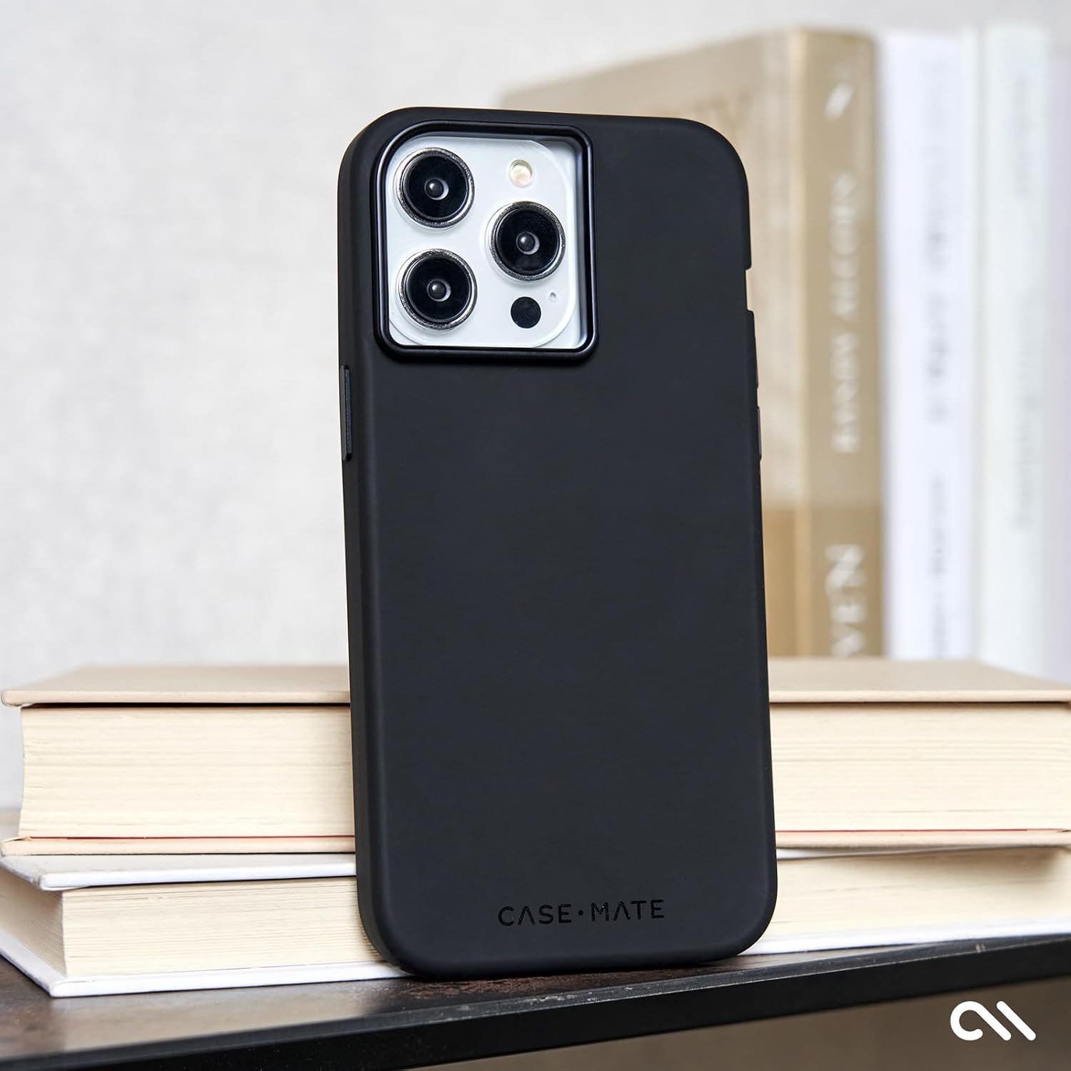 Case-Mate iPhone 15 Pro Max Case - Silicone Black [12ft Drop Protection] [Compatible with MagSafe] Magnetic Cover with Soft Silicone Material for iPhone 15 Pro Max 6.7", Anti-Scratch, Shockproof image 5