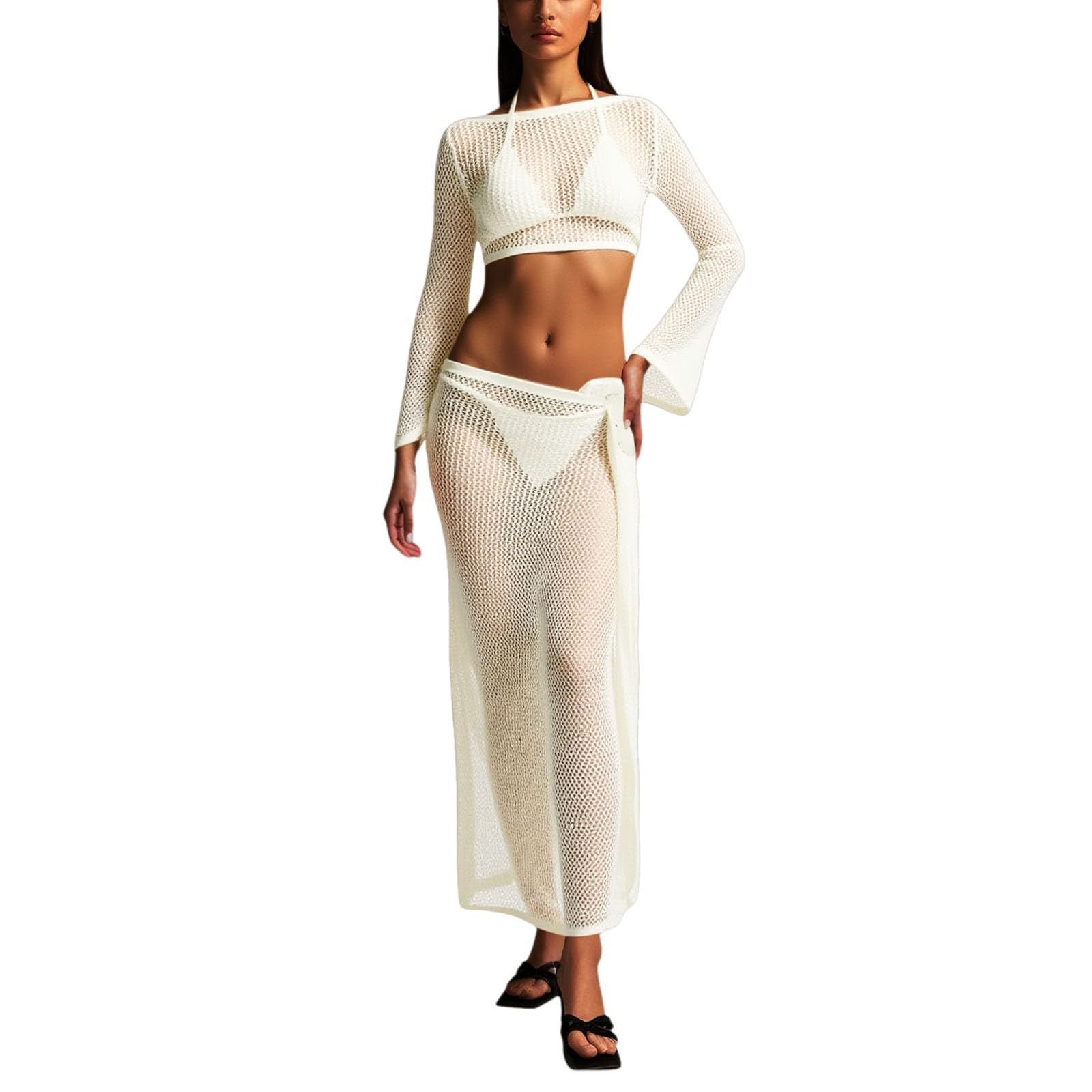 Kimono Playa Mujer - Traje de baño Elegante para Mujer Tankini diseño Reversible con Ribete de Encaje Uso Diario Playa Vacaciones Verano Primavera y otoño