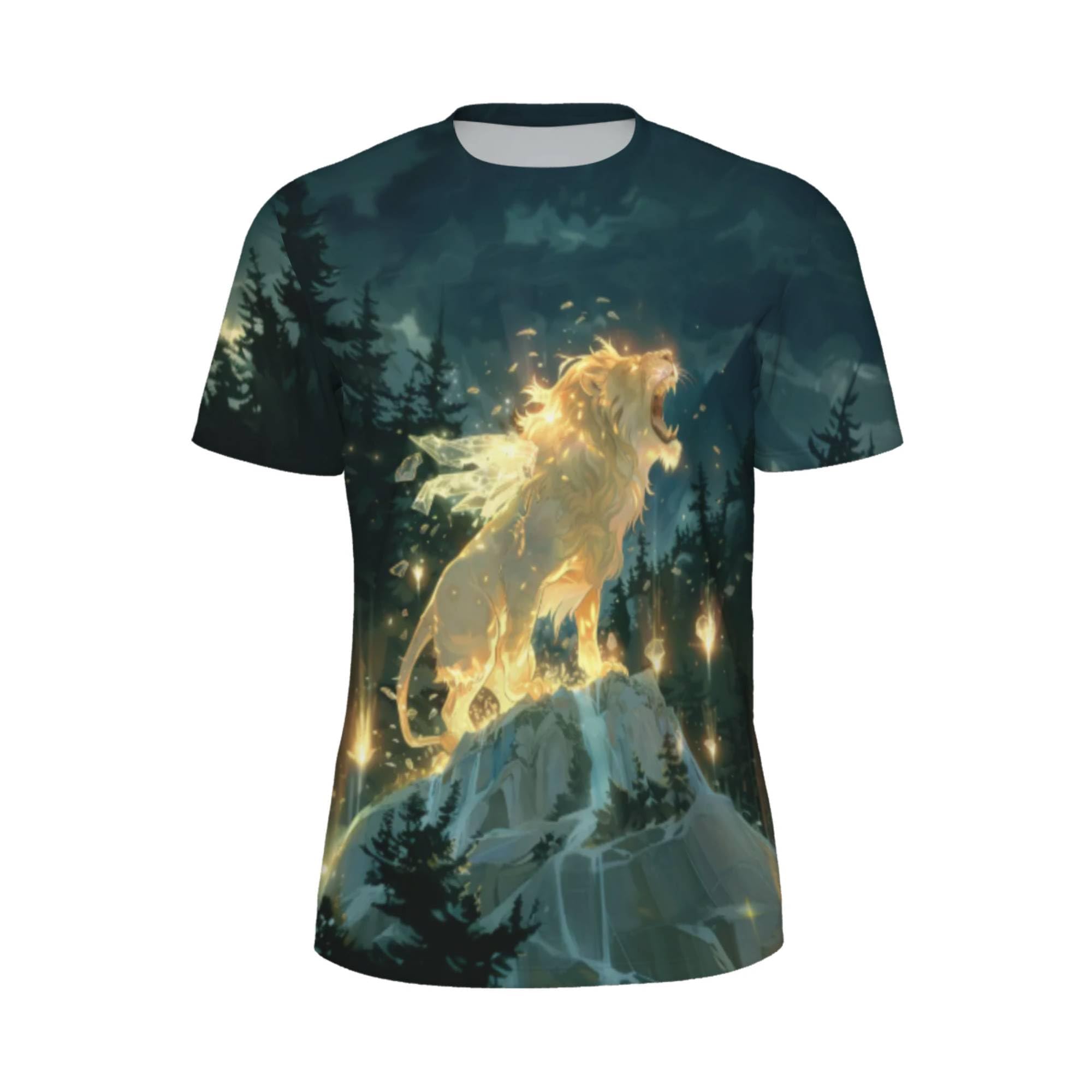 3D Pattern Print T-Shirt for Design Breathable Cool Lightweight Flexible Easy to Match Diverse and Stylish Apparel