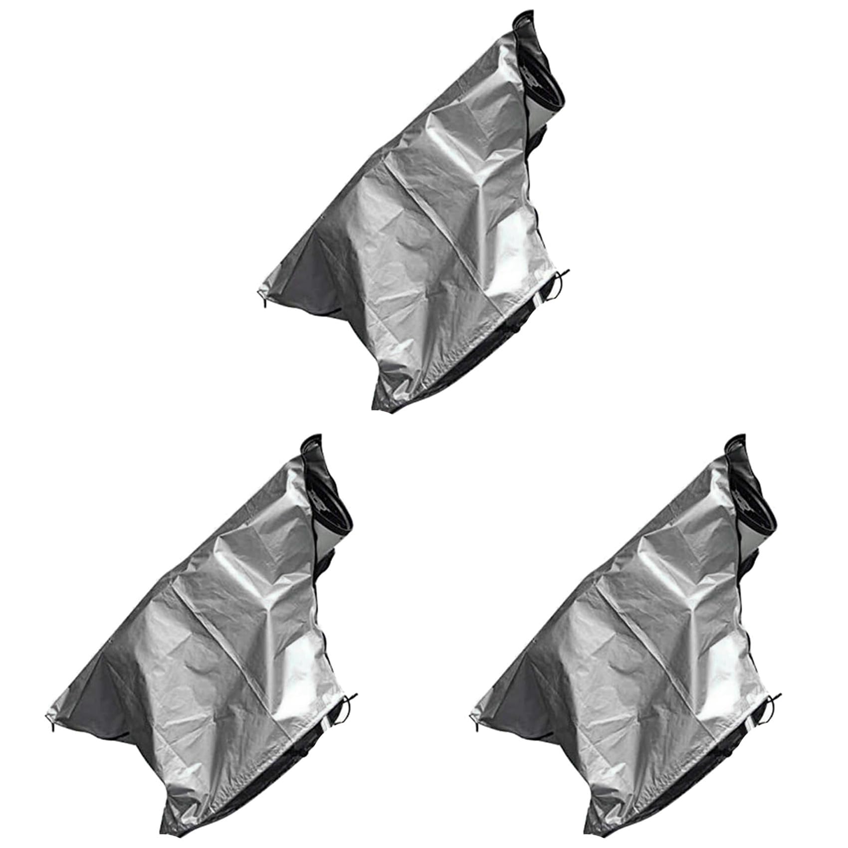 Baglaum 3X Astronomical Telescope Dust Cover Telescope Outdoor Sun Protection Anti-Dew Light Damage Eclipse Observation Hood, Silver