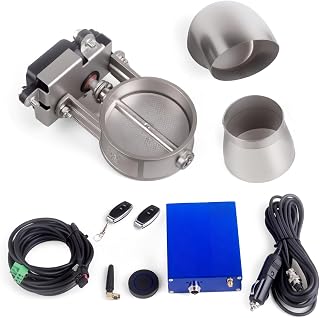 CNRAQR Universal 2.5 Inch Electric Exhaust Cutout with Elbow Valved Muffler Valvetronic Exhaust Valve Remote Control Kit Price In India