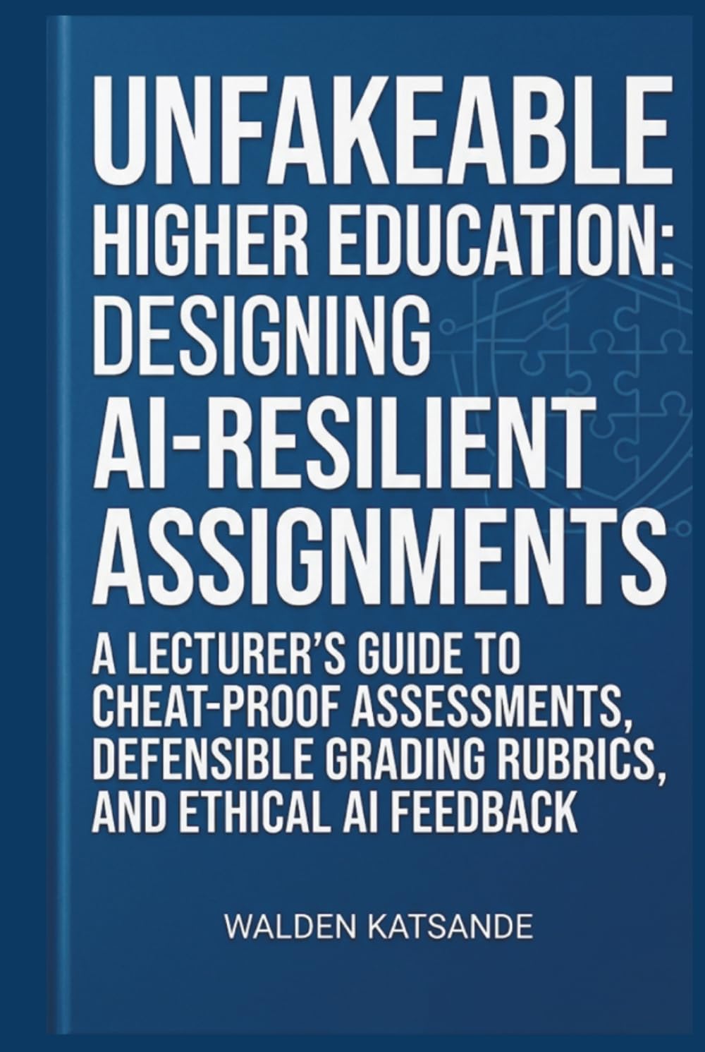 Unfakeable Higher Education: Designing AI-Resilient Assignments: A Lecturer’s Guide to Cheat-Proof Assessments, Defensible Grading Rubrics, and Ethical AI Feedback