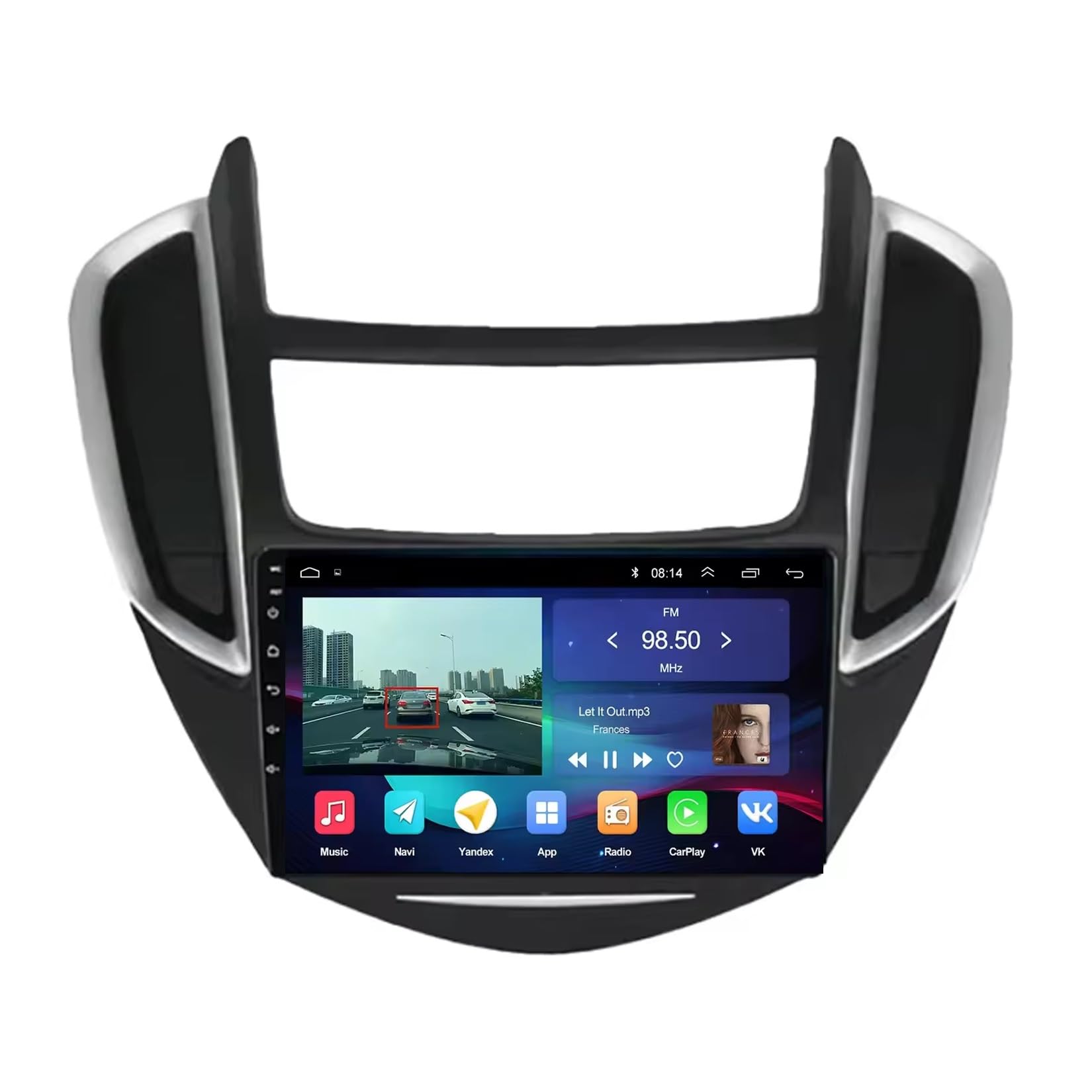 Touchscreen Auto Navigator Navigation für Chevrolet Tracker 3 TRAX 2013-2015 mit Bluetooth Fm Radio, Mirror Link, USB, Aux, Unterstützt Tpms Lenkradsteuerung, 8 Kern 4G+64G