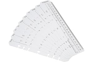 PATIKIL Ruler Page Margin Gauge for A5 Notebook
