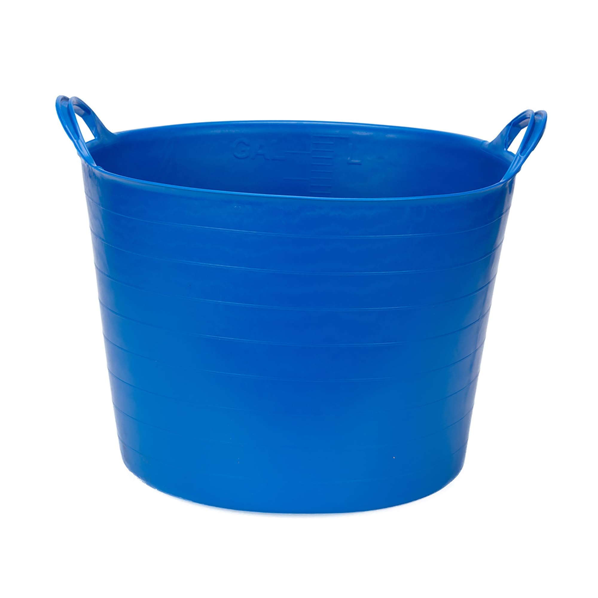 Amtech - Flexi Tub for Carrying Water, Soil, Bricks, Super Strong Reinforced Handles, Home DIY, Durable and Long Lasting, Heavy Duty, Cold Resistant (Blue) (42L)