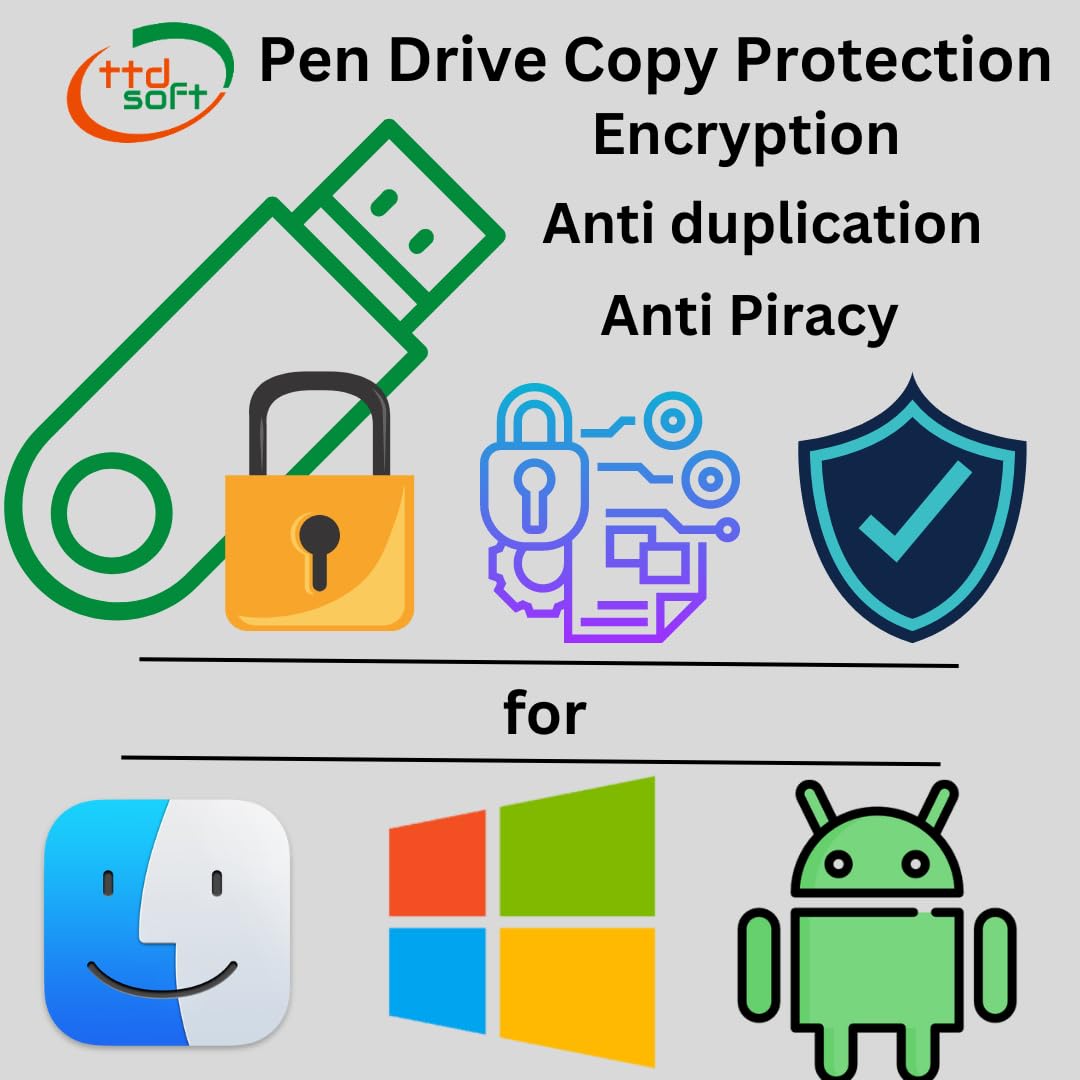Pen Drive Copy Protection Android TV, Mobile, Tab, Mac -ttdsoft | for Video & pdf License for 01 nos usb drive (Via Email Delivery Only - in 7 working hours, No- CD) (B0DC53FYGK) Amazon Price History, Amazon Price Tracker