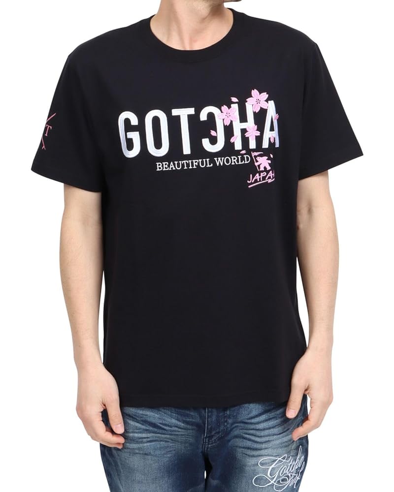 ほっちゃ Amazon | [ガッチャ] サクラ Tシャツ メンズ レディース 半袖