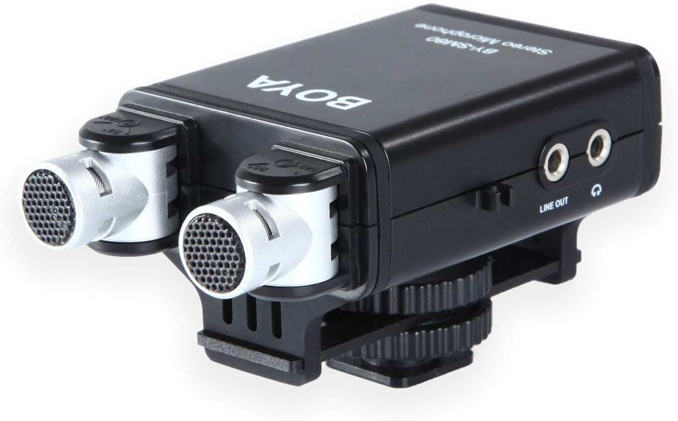 Boya SM80 Stereo X/Y Condenser Video Microphone