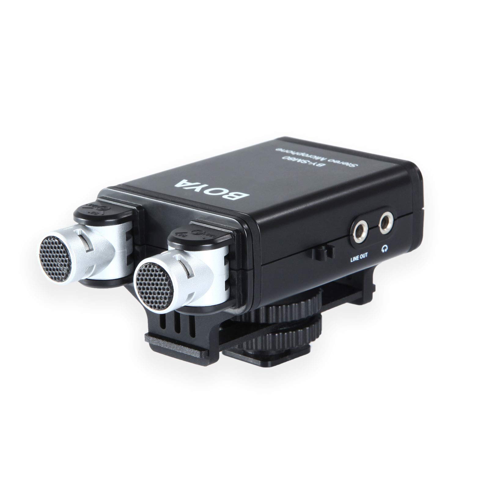 Boya SM80-BY-Microfono Stereo per fotocamera DSLR