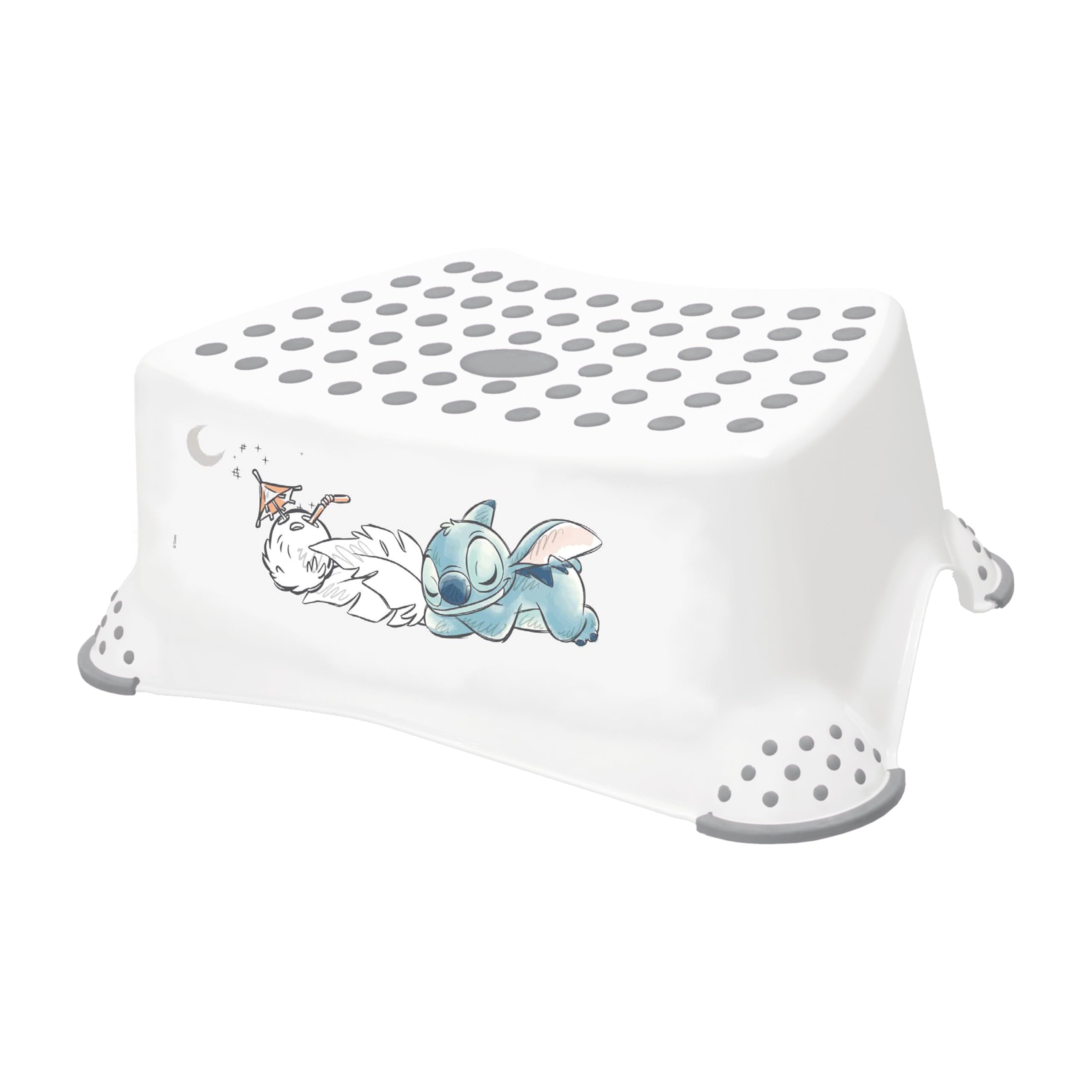 keeeper Stitch Step Stool, From 3 to 14 Years, Non-Slip, Tomek, White