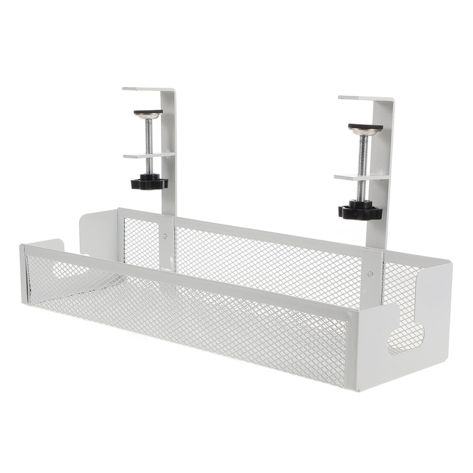 Contenitore Sotto Tavolo per Accessori di Gioco Organizzatore Cavi Sotto la Scrivania Staffa Gestione Cavi Organizzatore Filo Metallico per Scrivania senza Perforazione