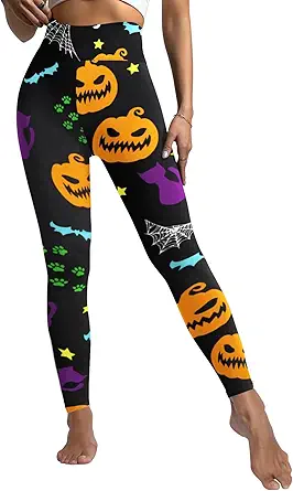 High Waisted Leggings for Women - No See Through Tummy Control Cycling Workout Yoga Pants with Pockets Reg & Plus