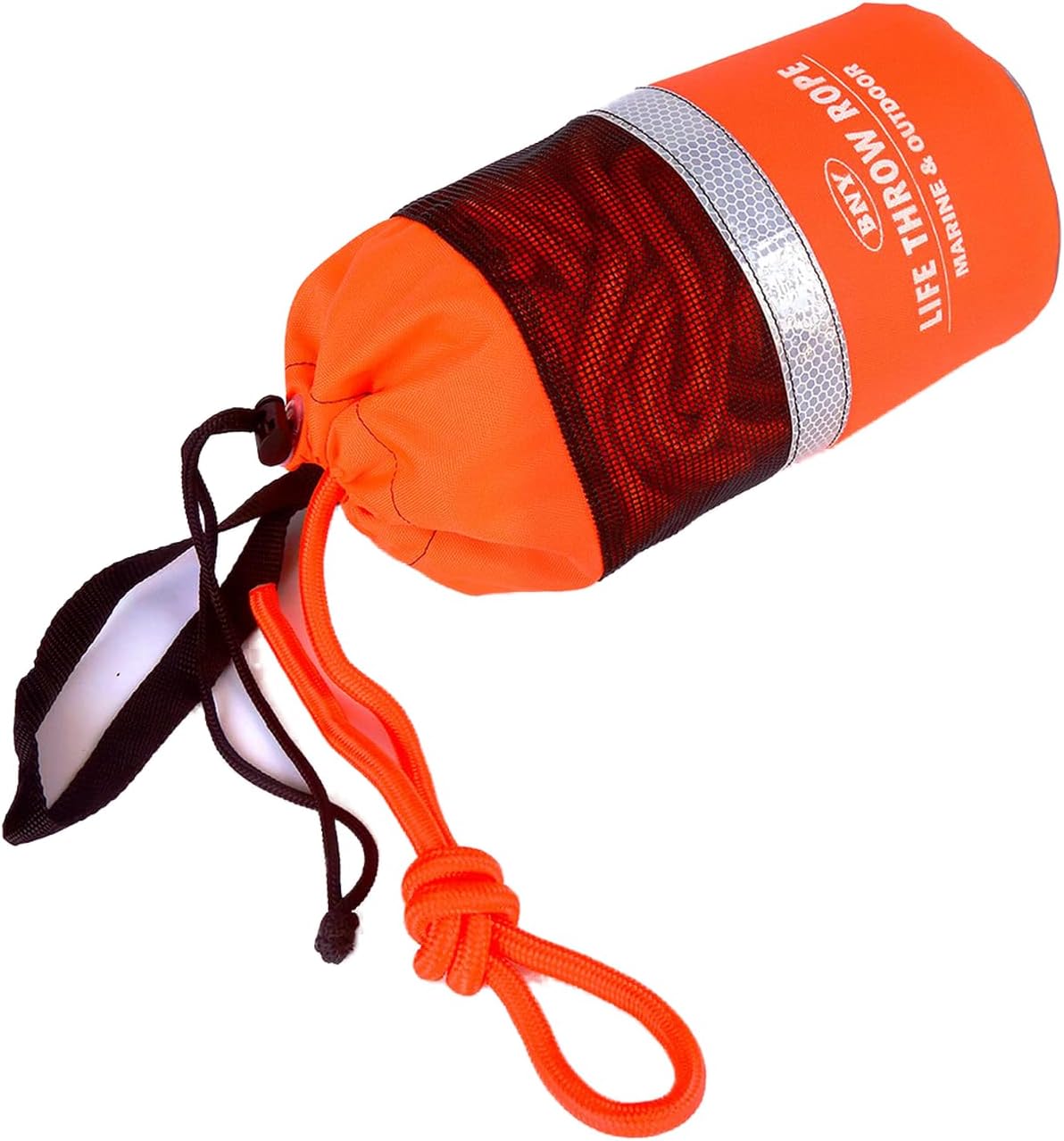 BNY Throw Bag for Water Rescue with 98ft Reflective Throwable Floatable Rope, Floating Throwing Line for Kayaking, Whitewater Boating, Rafting, Ice Fishing, Swimming BNY Throw Bag for Water Rescue with 98ft Reflective Throwable Floatable Rope, Floating Throwing Line for Kayaking, Whitewater Boating, Rafting, Ice Fishing, Swimming