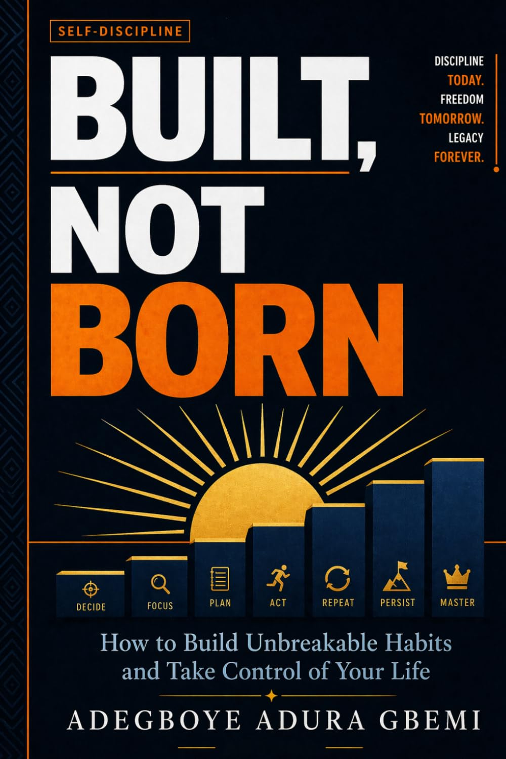 BUILT, NOT BORN: How to Build Unbreakable Habits and Take Control of Your Life