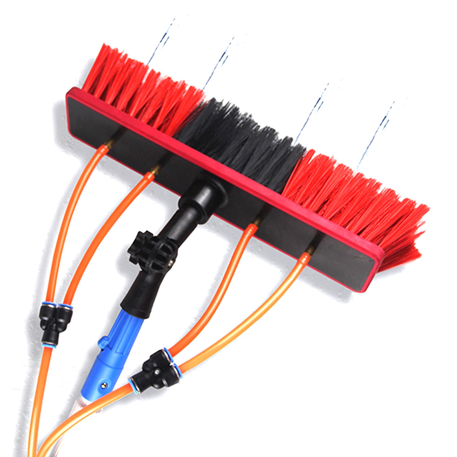 OLSKFUH Water Fed Pole Kit - Extendable Telescopic Cleaning Brush & Rotating Head For High & Solar Panels - Efficient Water Fed System For Easy Cleaning,size_name-9m-55cm