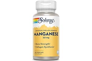 Solaray Manganese Supplement: Essential Nutrient for Optimal Health