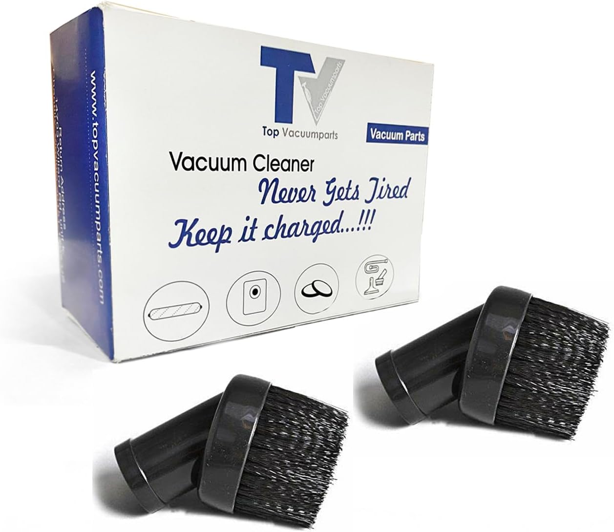 Replacement For Shop-Vac 1-1/4" Round Brush, 2 Pack