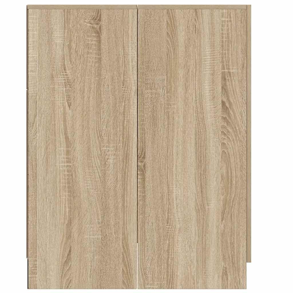 ACAGALA Armario para lavadora con puertas, mueble de baño para secadora y lavadora, armario de transformación para lavadora, 71x71,5x91,5 cm Roble Sonoma