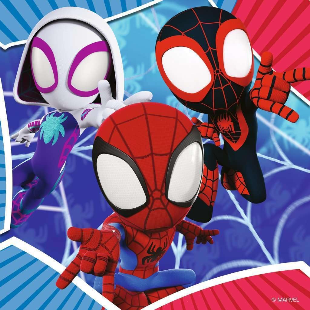 Ravensburger Marvel Spiderman Spidey & His Amazing Friends 3X 49 Piece Jigsaw Puzzles for Kids Age 5 Years Up