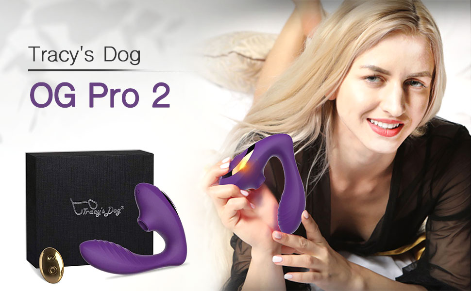 Tracy's Dog Pro 2 Clitoral Sucking Vibrator, G Spot Dildo Clit Sucker  Stimulator with 10 Suction and Vibration Patterns, Popular Orgasm Sex Toys  for Women, Rose Red : Amazon.co.uk: Health & Personal