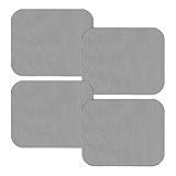 Tuxihapp 4PCS Car Side Window Sunshade - Reusable Washable Static Cling Film Car Window Shade Sticker Block UV Rays & Heat Glare - Vehicle Window Film Shade Privacy Protector for Most Cars (Black)