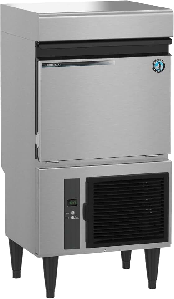 Air-Cooled Square Cuber Icemaker with Built-in Storage Bin - 50 lb/day Capacity by Hoshizaki