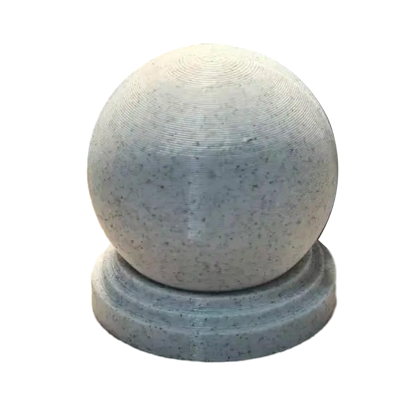 Glifora Storage Box - Compact Spherical Design Portable with Imitation Stone Texture, 3D Printed Organiser for Desk and Entryway