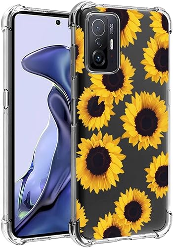 Miniatura 6 de Funda para Mi 11T 5GMi 11T Pro 5G 21081111RG Linda Caso, Transparente Flexible Bumper TPU Funda de Silicona Suave de Goma para Xiaomi Mi 11T 5G