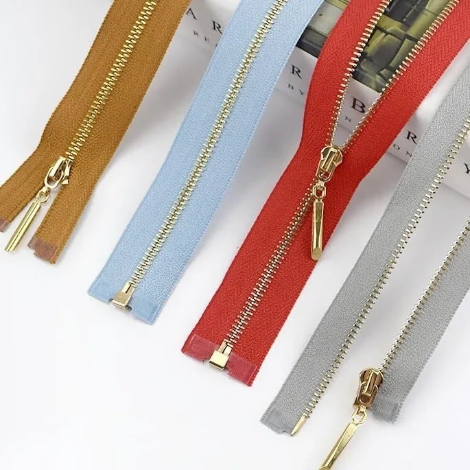 2/5Pc 金属ジッパー 3# 40/50/60/70 センチメートルオープンエンド装飾バッグ靴スカート衣類修理キット縫製アクセサリ