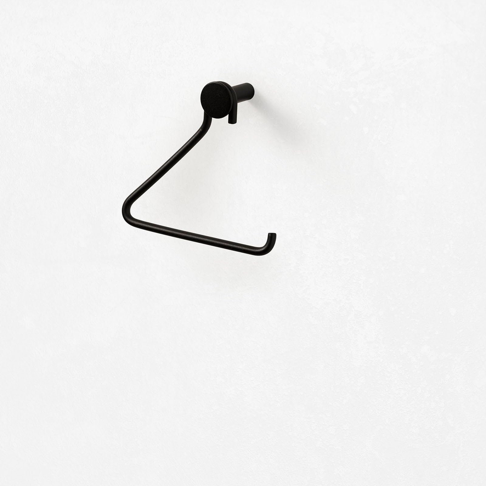Porta rotolo carta igienica da parete, supporto WC in Metallo, montaggio a muro, design moderno antiruggine e salvaspazio - Bianco - 16,2x5,1x14,8 cm